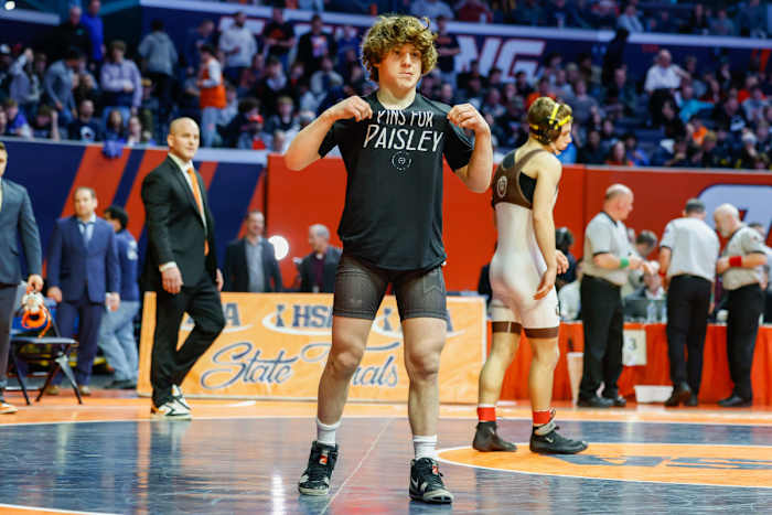 Illinois state wrestling championships February 18 2023 Nate Latsch 15417